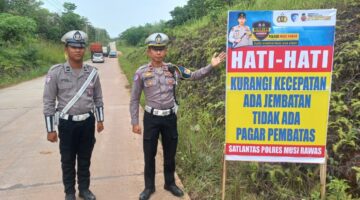 Cegah Lakatunggal, Ini Yang Dilakukan Satlantas Polres Musi Rawas