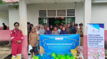 Medco E&P Gelar Penyuluhan Kesehatan dan Salurkan 375 Paket Pangan Sehat di Musi Rawas dan Lahat