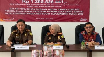 Kejari Musi Rawas Sita Rp1,26 Miliar Terkait Tindak Pidana Korupsi Program PSR
