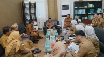 Wujudkan Masyarakat Sehat dan Pangan Aman Berkualitas, Sekda Sambut Audiensi BPOM