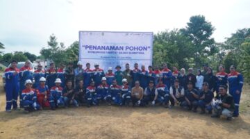 Menjaga Jalur Pulang Gajah Sumatra, Pertamina EP Zona 4 Tanam Pohon di Musi Rawas