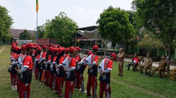 30 Anggota Paskibra Sumber Harta Ikuti Kegiatan Pemantapan