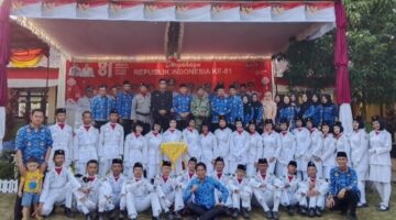 Sukses Jalankan Tugas, Camat Apresiasi Anggota Paskibra Sumber Harta