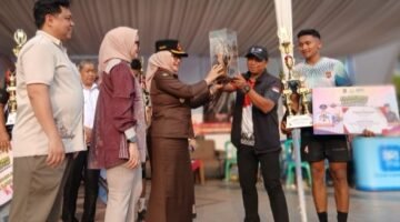 Tim Bola Voli Putra Sumber Harta Sabet Juara Pertama Turnamen Kajari Musi Rawas Cup 2026